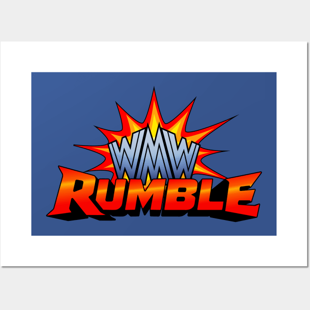 WMW Rumble logo Wall Art by Vault Emporium